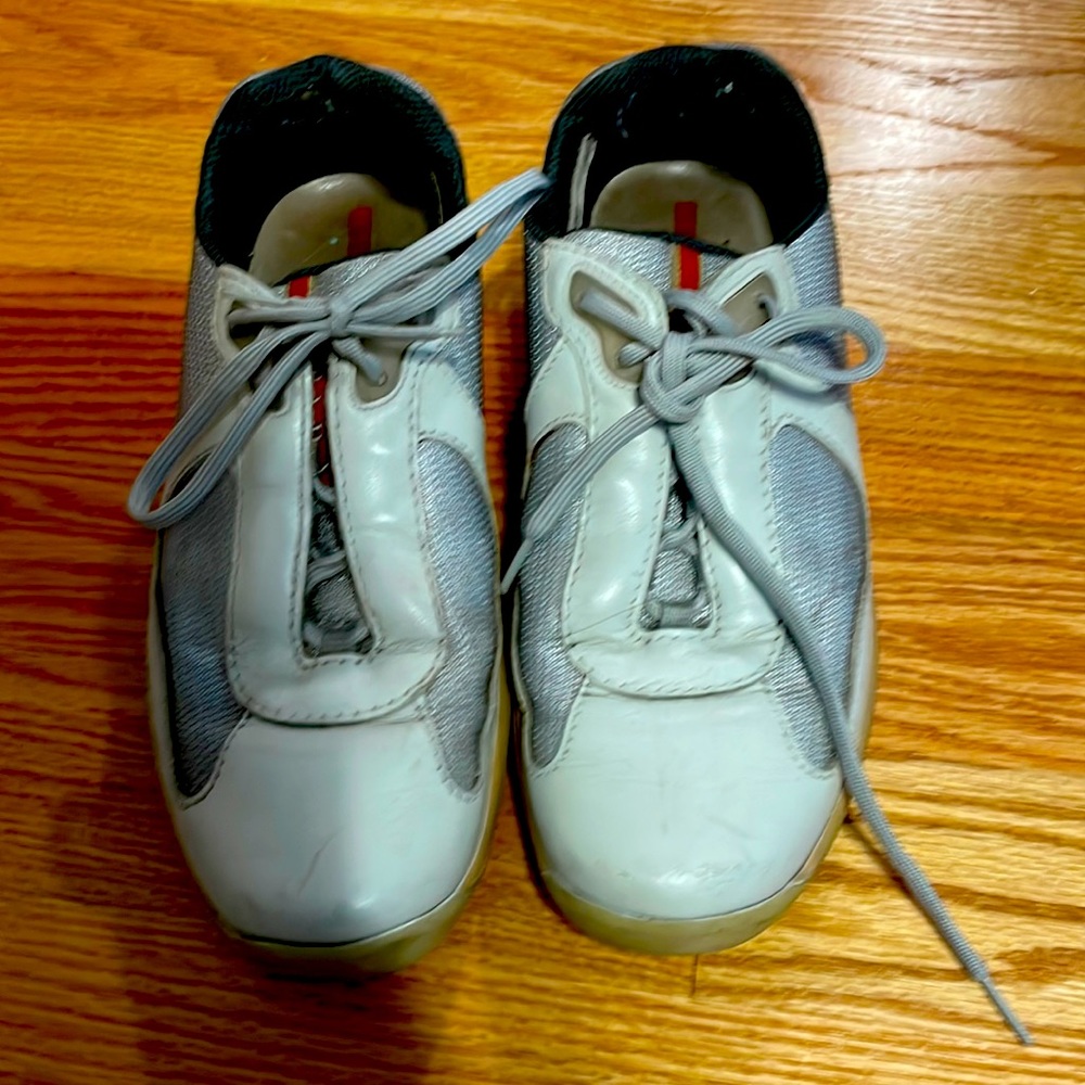 Men’s Prada gray sneakers